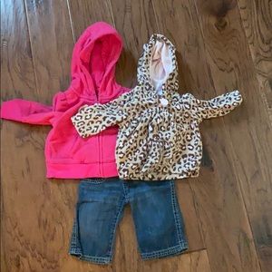 Jeans and sweatshirt girls lot